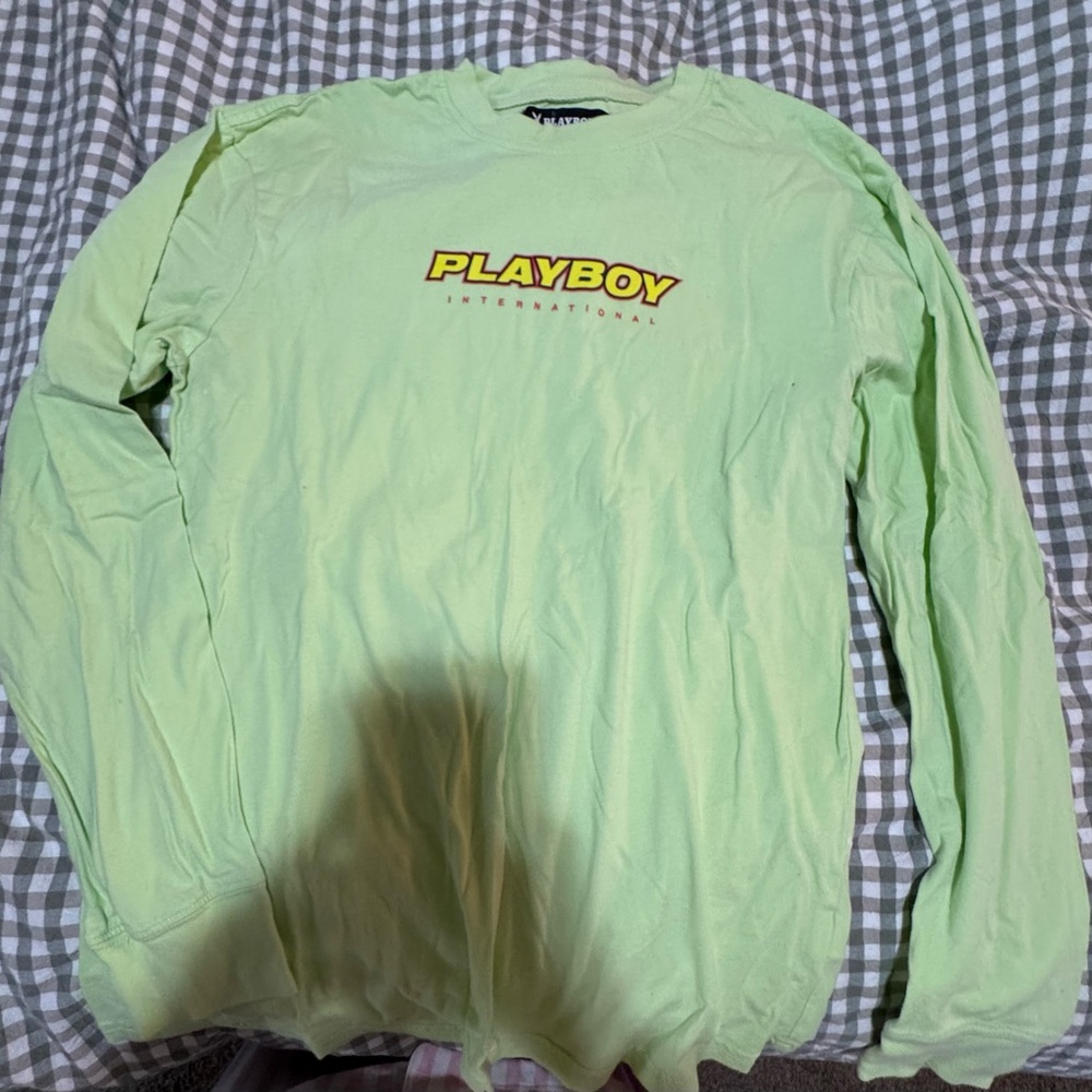 Playboy by PacSun Lime Green Tee